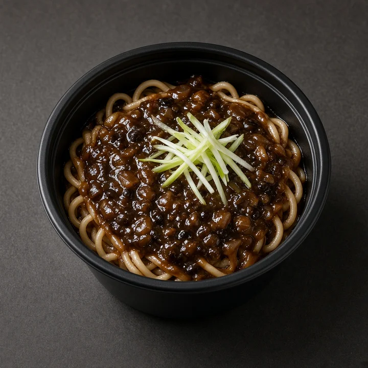 짜장 컵